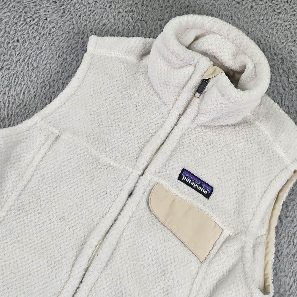 Patagonia Fleece Vest Womens Small Polartec Thermal Sherpa Zip STY25546FA16